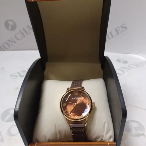 LADIES LA BANUS WATCH – CHAIN LINK METAL STRAP – MAGNETIC CLASP