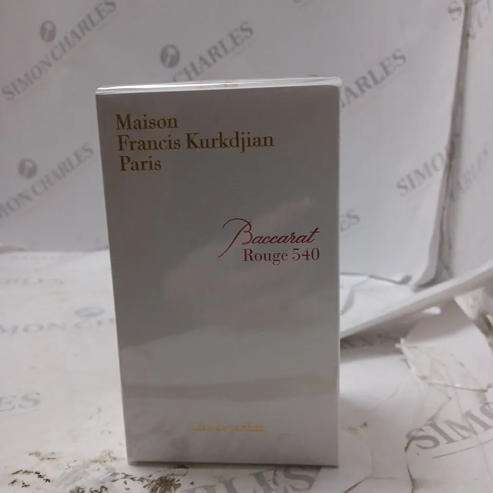 BOXED AND SEALED BACCARAT ROUGE 540 MAISON FRANCIS KURKDJIAN PARIS EAU DE PARFUM 70ML