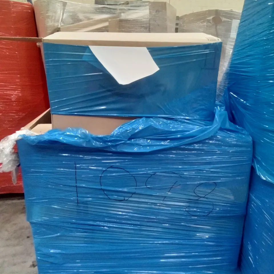 PALLET OF ASSORTED ITEMS INCLUDING MDREBEL SPRAY MOP, ALEX TECH SPLIT SLEEVING, COOSA SWIMMING GOGGLES, OCCI CHIARI SUNGLASSES, 12PCS COLOUR PENCIL