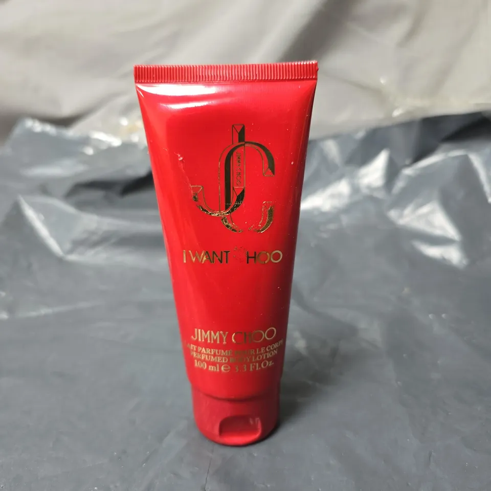 JIMMY CHOO I WANT CHOO BODY LOTION 100ML unboxed