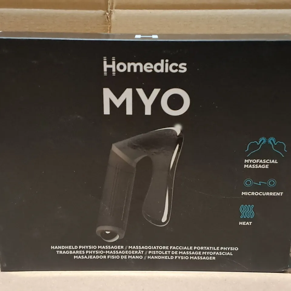 BOXED HOMEDICS MYO HANDHELD PHYSIO MASSAGER 