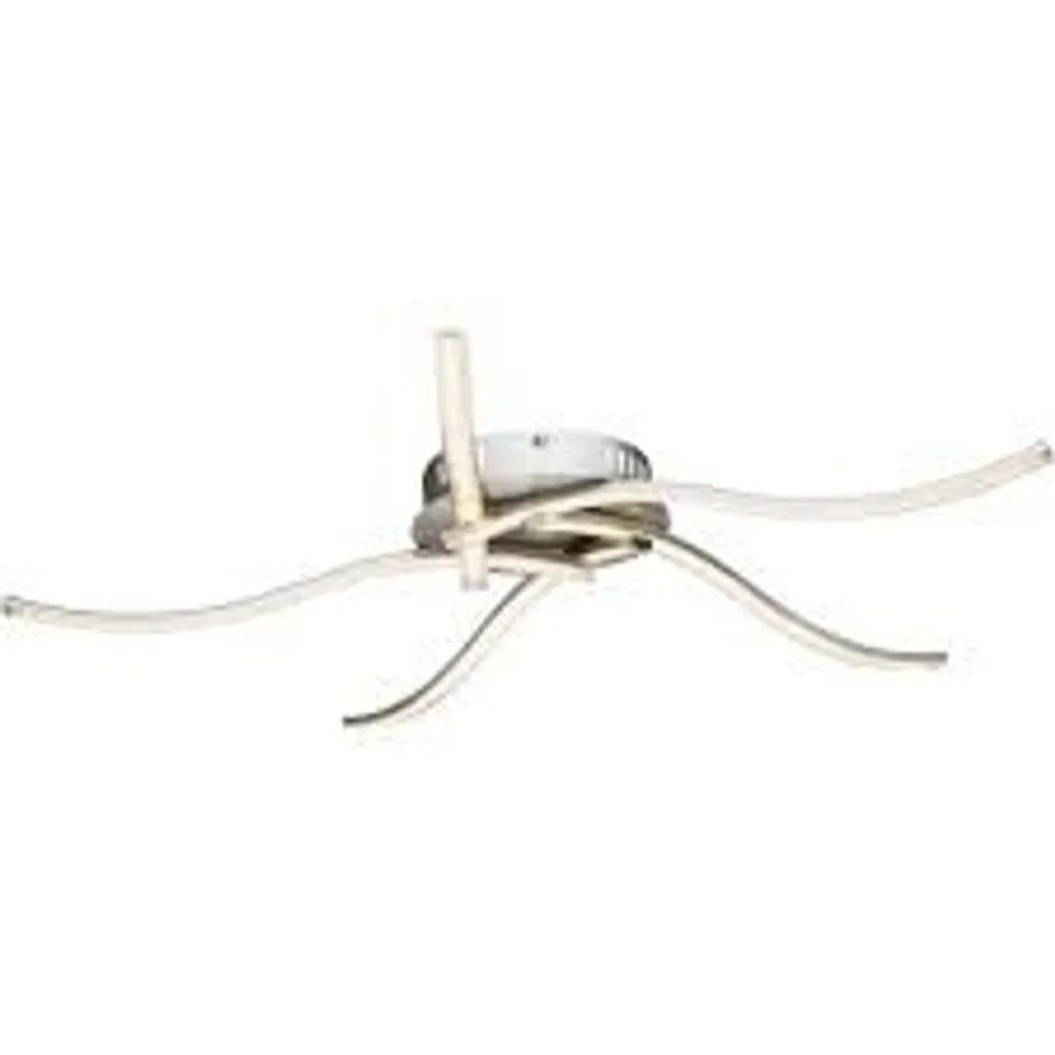 BOXED GLOBO JORNE CEILING LIGHT LED SOURCE MATTE NICKEL, 47W X 9H X 47LCM
