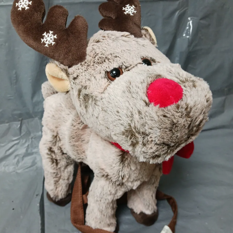 BOXED ANIMATED WALKING AND SINGING REINDEER RRP £22