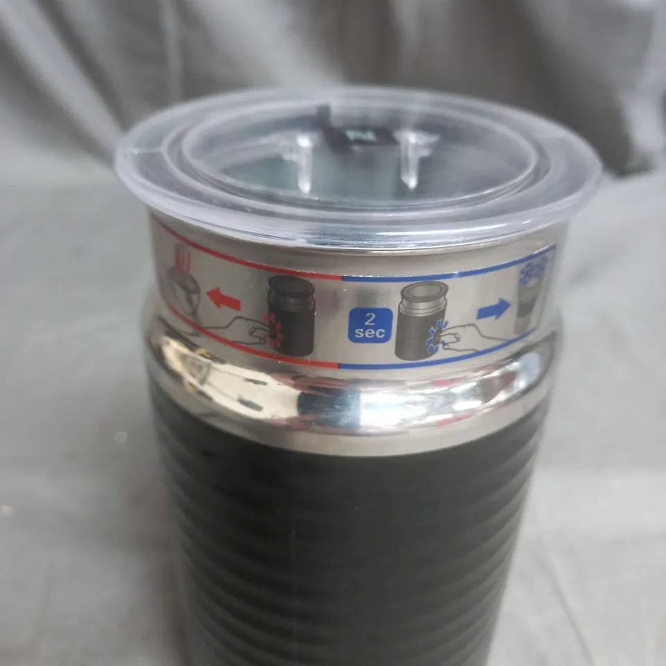 NESPRESSO MILK FROTHER IN BLACK