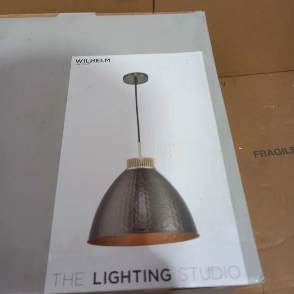 THE LIGHTING STUDIO WILHELM 1 LIGHT PENDANT 