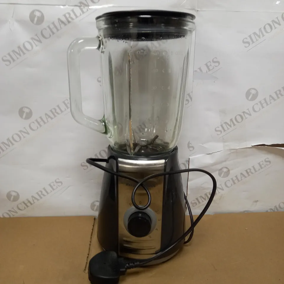 MORPHY RICHARDS TOTAL CONTROL GLASS TABLE BLENDER