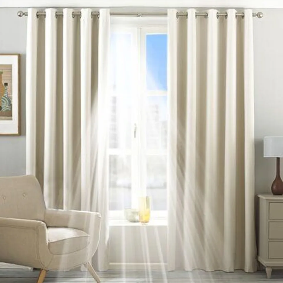BOXED ECLIPSE EYELET BLACKOUT THERMAL CURTAINS 