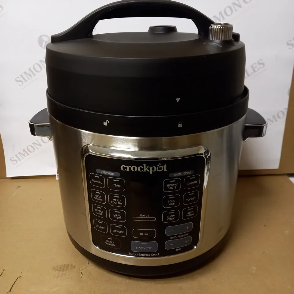 CROCKPOT TURBO EXPRESS PRESSURE MULTICOOKER