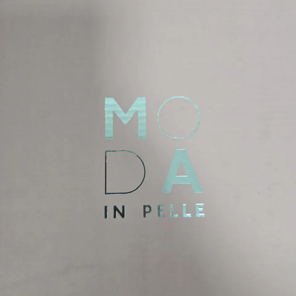 MODA IN PELLE CATANNER BLACK LEATHER BOOTS – TWIN BUCKLE STRAPS, EU 40 (UK 7)