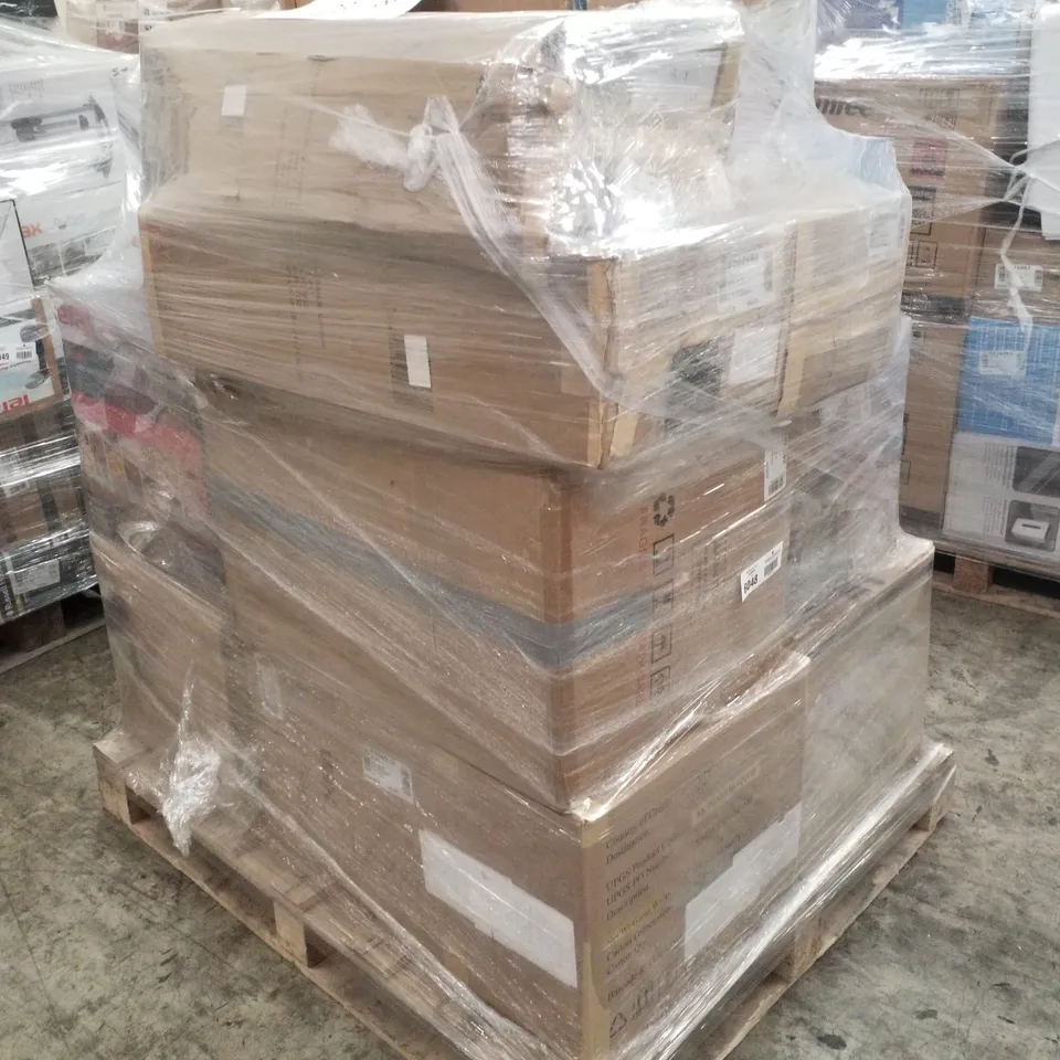 PALLET OF APPROXIMATELY 19 UNPROCESSED RAW RETURN HOUSEHOLD AND ELECTRICAL GOODS TO INCLUDE;