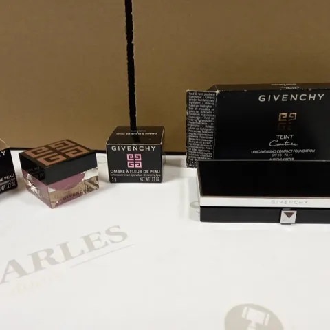 LOT OF APPROX 3 GIVENCHY ASSORTED PRODUCTS TO INCLUDE: ROSE CREAM EYE SHADOW, COMPACT FOUNDATION