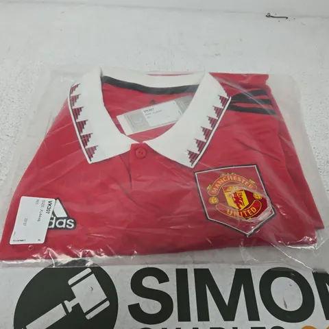 BAGGED MANCHESTER UNITED 2022/23 HOME SHIRT - SIZE XL