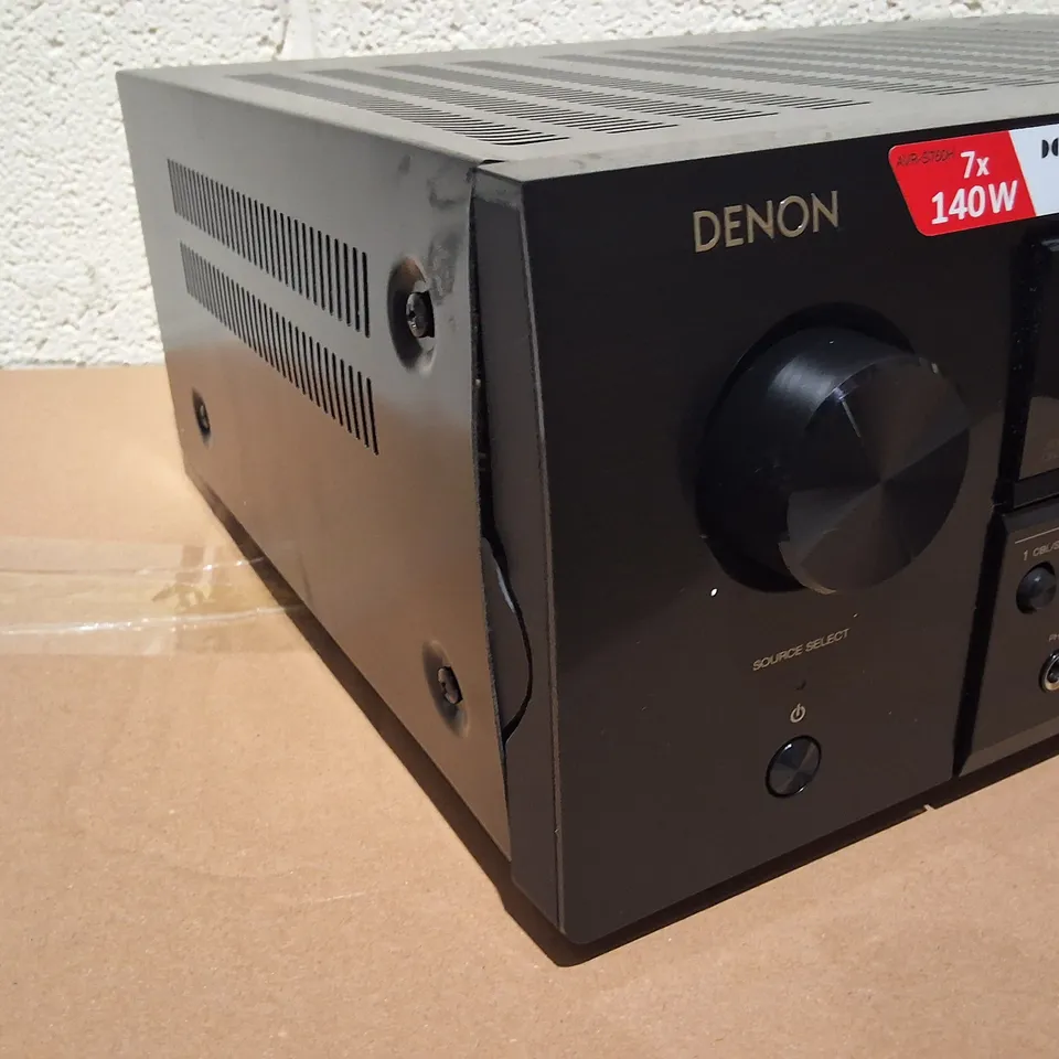 BOXED DENON 7.2 CHANNEL INTEGRATED NETWORK AV RECEIVER - AVR-S760H