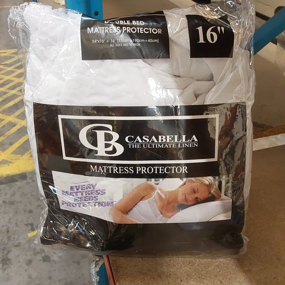 BAGGED MROZAK FITTED MATTRESS PROTECTOR // SIZE: DOUBLE