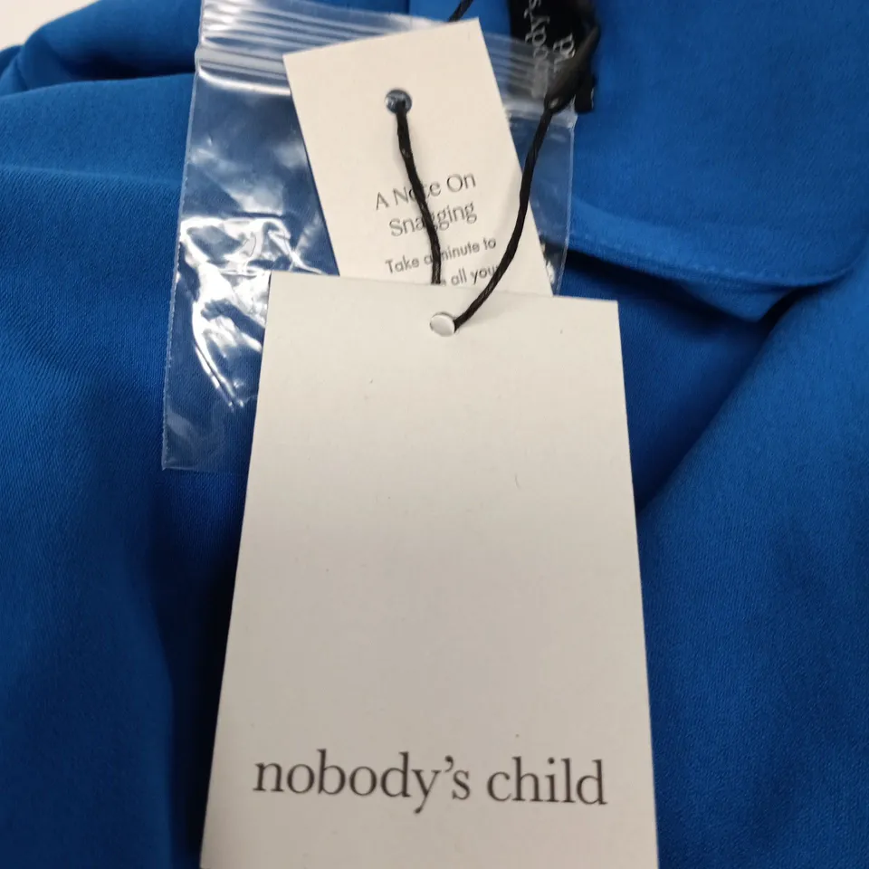 NOBODY'S CHILD PETITE NAOMI MIDI DRESS – UK 12 (EU 40, USA 8) – COBALT BLUE