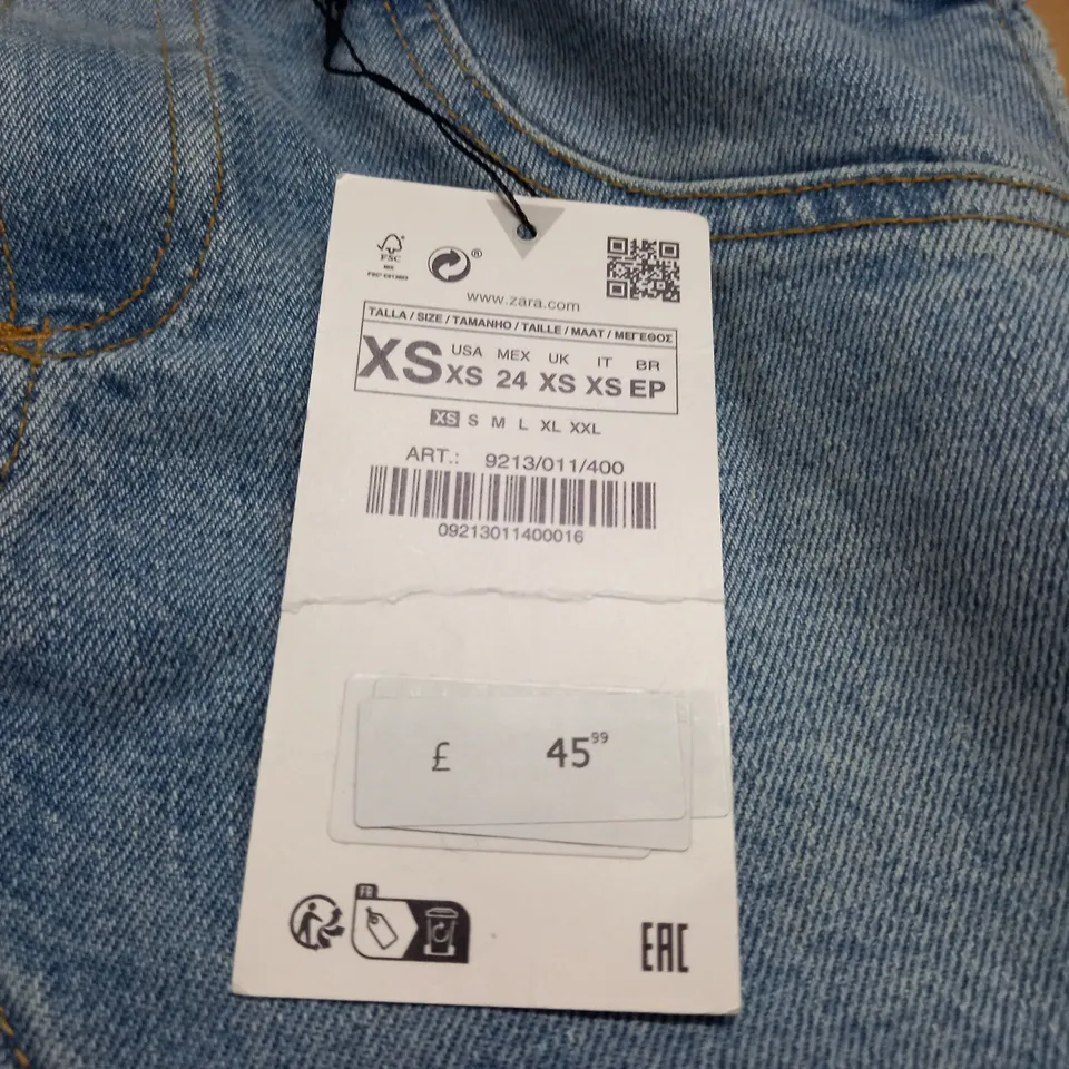 ZARA DENIM DRESS - UK XS