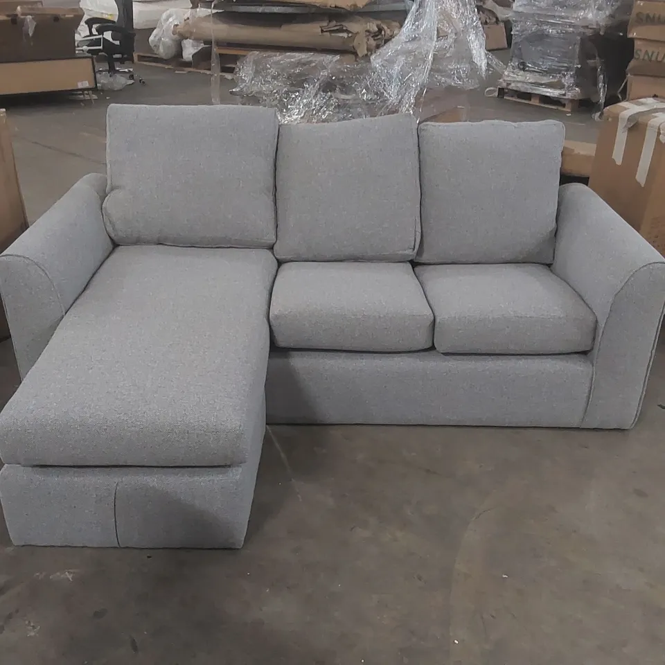 QUALITY DESIGNER FABRIC UPHOLSTERED CORNER SOFA