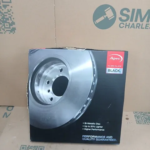 APEC BI-METALLIC BRAKE DISC – BLACK