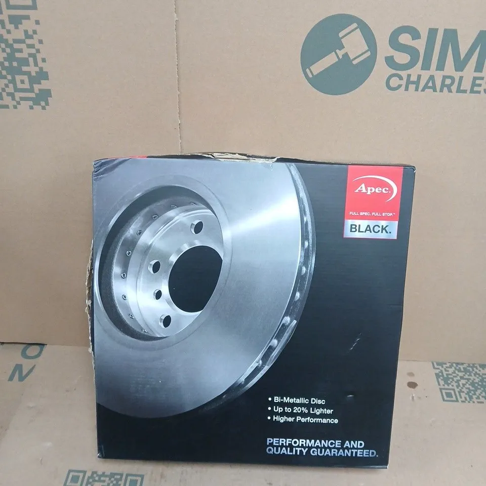 APEC BI-METALLIC BRAKE DISC – BLACK