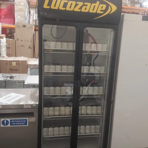 NORCOOL SUPER800HD COMMERCIAL LUCOZADE BRANDED DRINKS DISPLAY FRIDGE