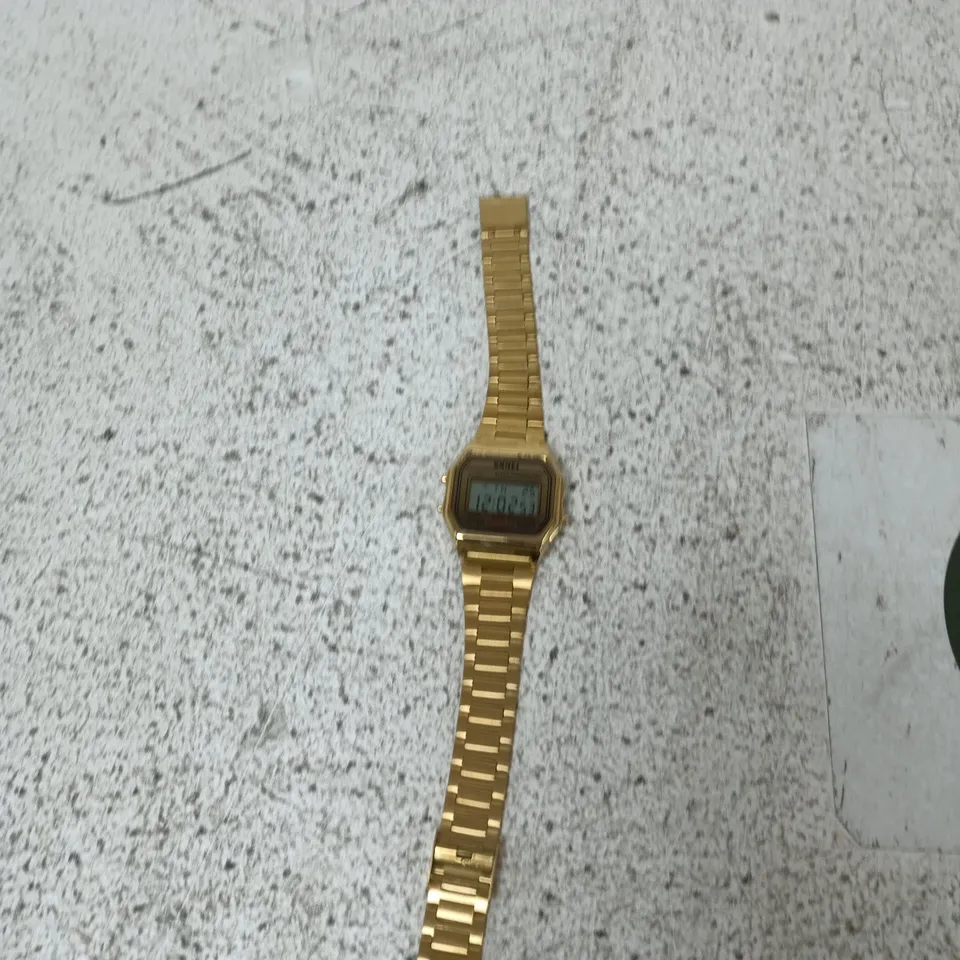 SKMEI DIGITAL WATCH – GOLD TONE BRACELET