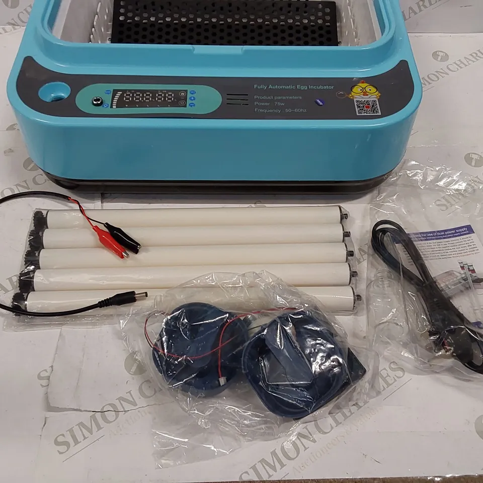 BOXED 24 EGG FULLY AUTOMATIC 75W EGG INCUBATOR (1 BOX)