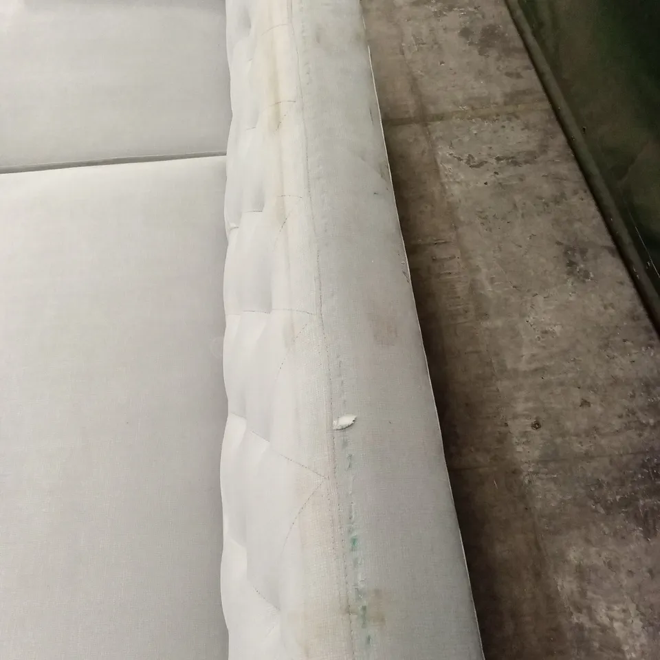 DOREL HOME LIBERTY FABRIC SOFA BED CHAISE WITH STORAGE - GREY RRP £679