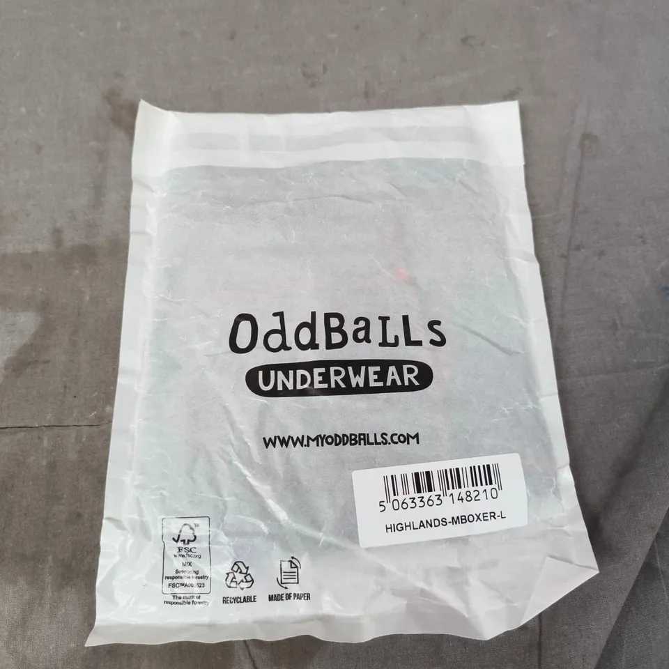 ODDBALLS UNDERWEAR – BOXER BRIEFS, SIZE L