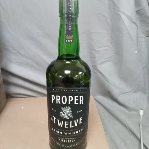 PROPER NO. TWELVE IRISH WHISKEY 70CL - COLLECTION ONLY