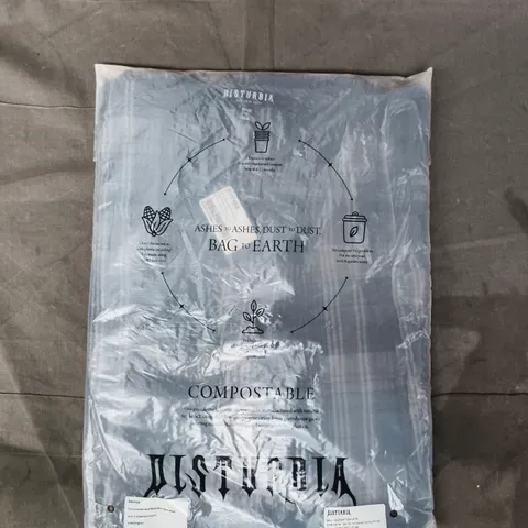 BAGGED DISTURBIA CLARA COTTON CHECK SLEEVELESS TIERED SMOCK MIDI DRESS SIZE UK 16