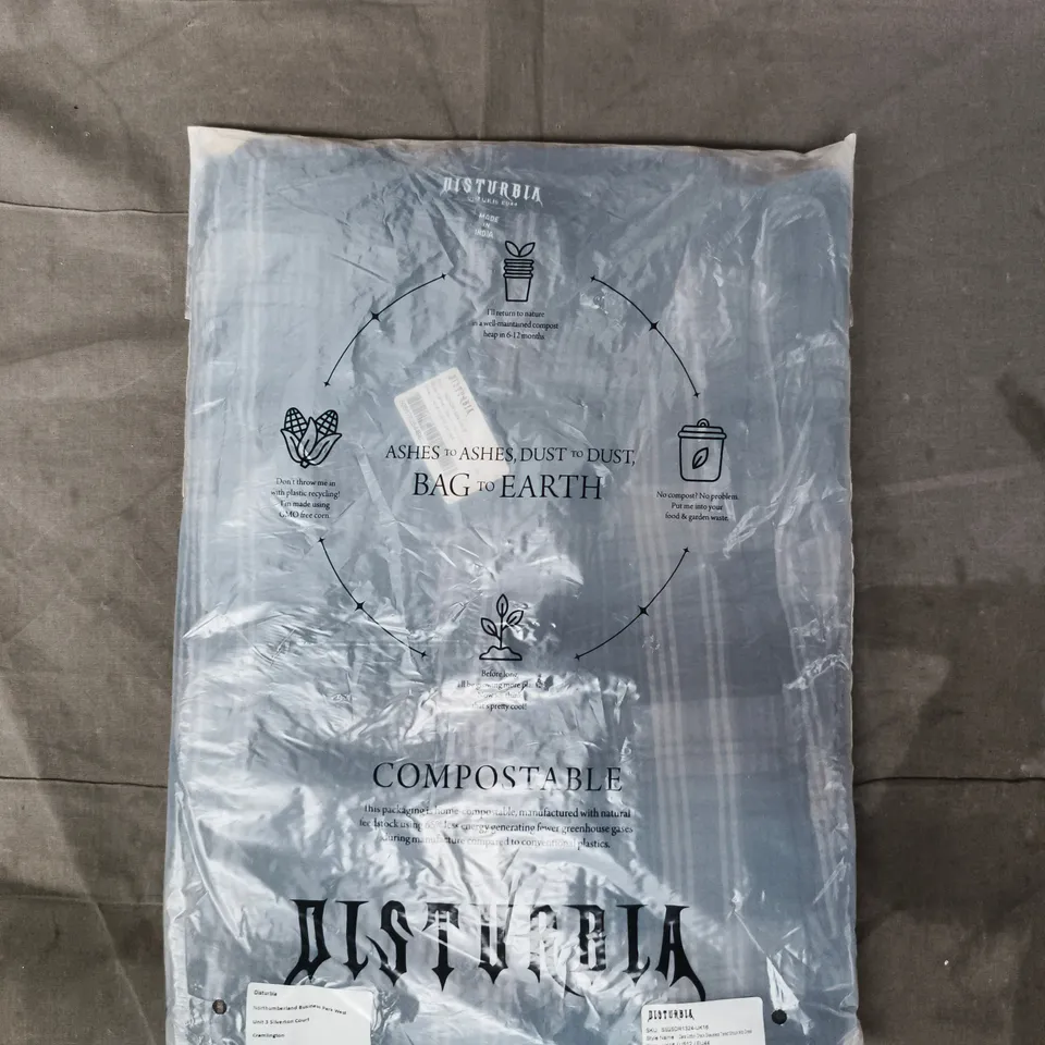 BAGGED DISTURBIA CLARA COTTON CHECK SLEEVELESS TIERED SMOCK MIDI DRESS SIZE UK 16