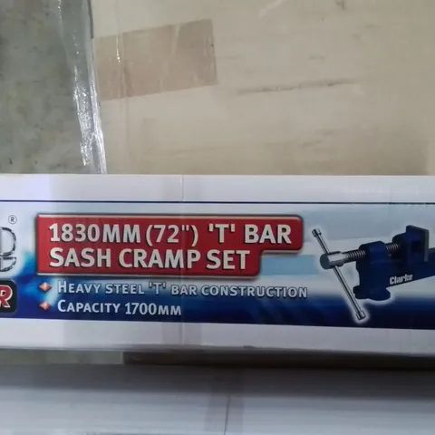 BOXED CLARKE 1830MM (72IN) T-BAR SASH CRAMP SET – 2-PIECE