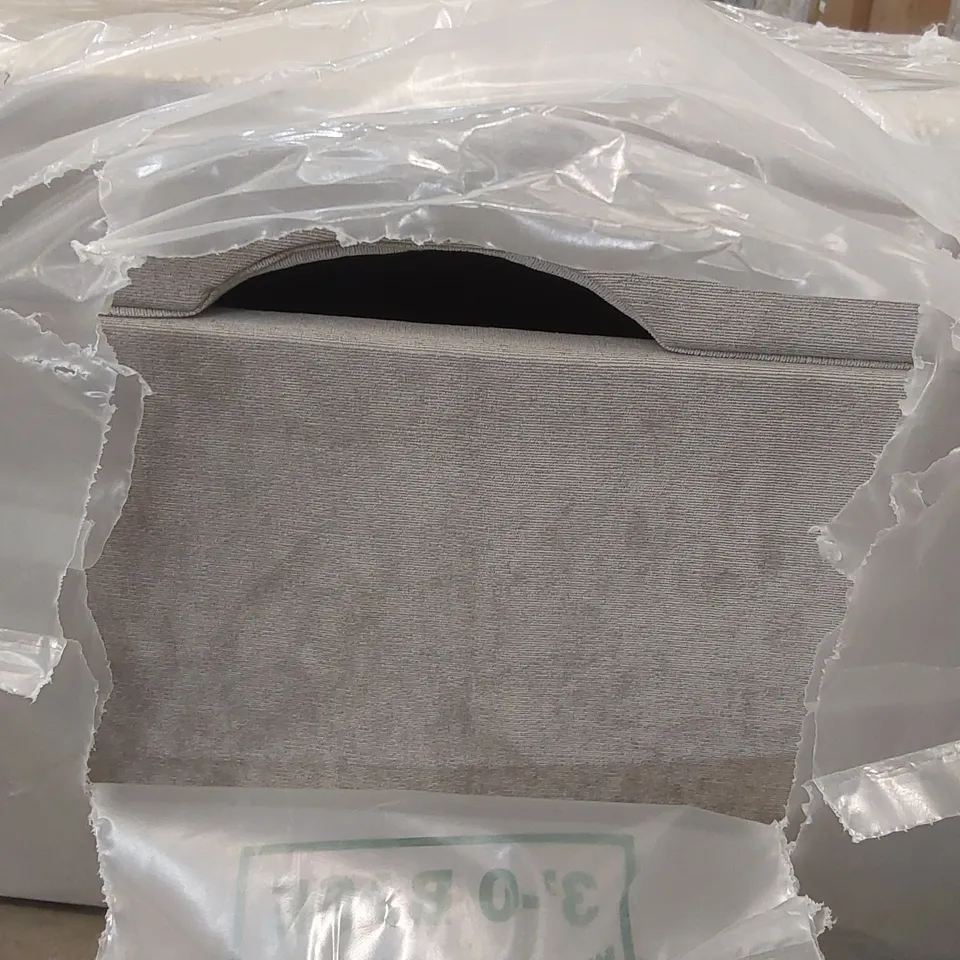 BAGGED CHENILLE 3' SINGLE OTTOMAN STORAGE DIVAN BASE