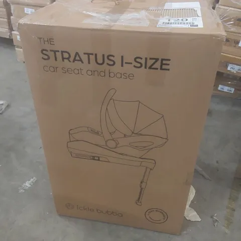 BOXED ICKLE BUBBA STRATUS I-SIZE CAR SEAT & BASE 