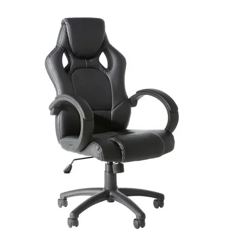 BOXED DAYTONA FAUX LEATHER OFFICE/GAMING CHAIR BLACK - AOC5006BLK