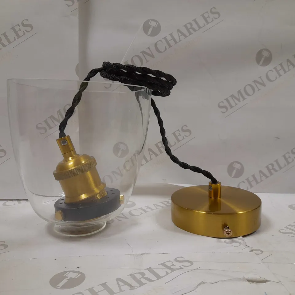 GLASS PENDANT CEILING LIGHT