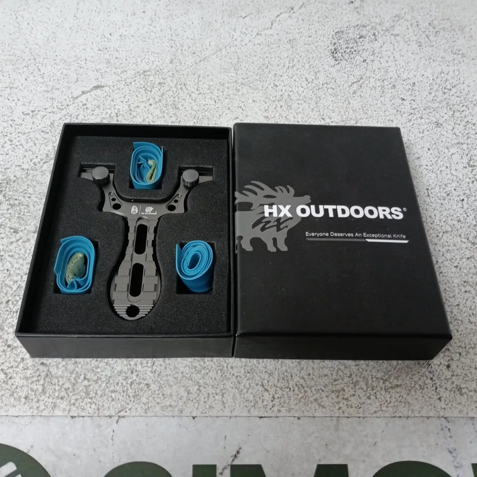 HX OUTDOORS EDC-079B ALUMINUM ALLOY SLINGSHOT
