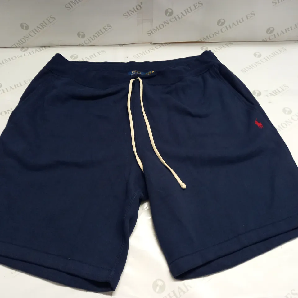 POLO RALPH LAUREN NAVY FLEECE SHORTS - 2XB