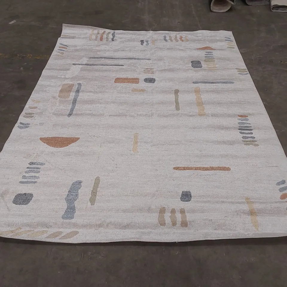 BARNONG POWER LOOM LIGHT GREY RUG // SIZE: 200 X 275cm