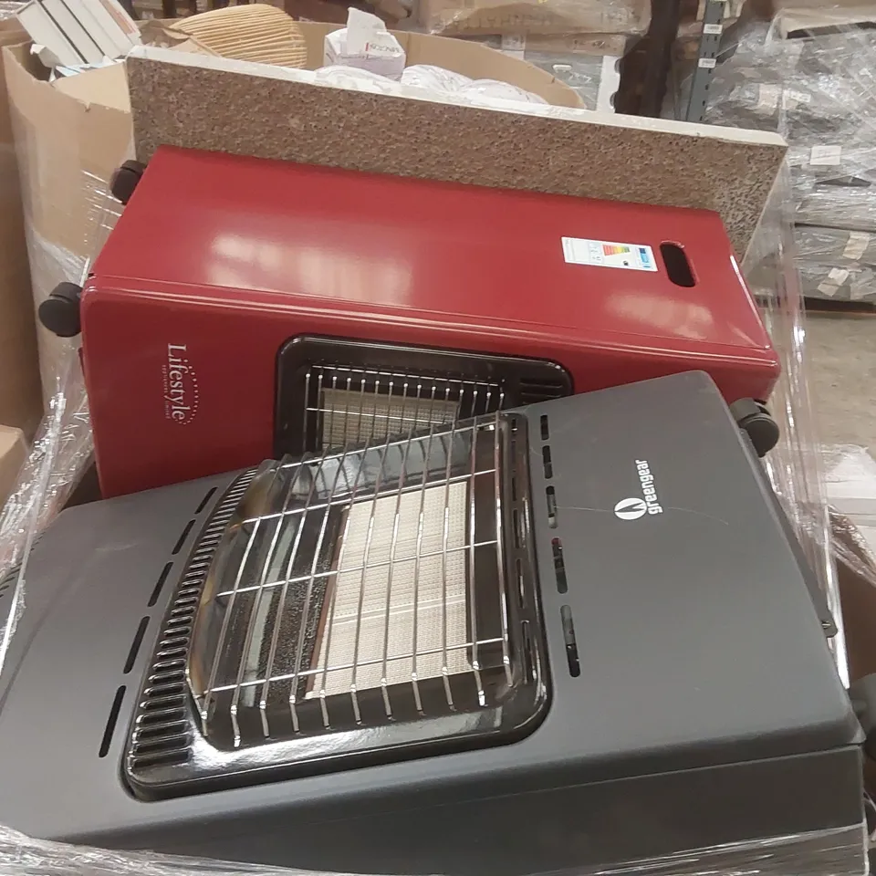PALLET CONTAINING A VERY LARGE QUANTITY OF ASSORTED ITEMS INCLUDING: GREENGEAR ELECTRIC HEATER, LIFESTYLE APPLIANCES ELECTRIC HEATER ECT