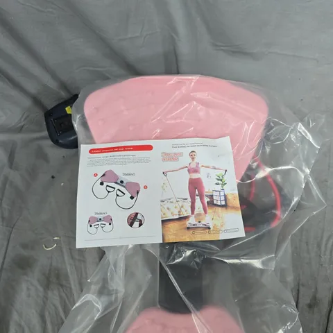 PINK FITNESS DEVICE WITH INSTRUCTION SHEET – EXERCISE ACCESSORY