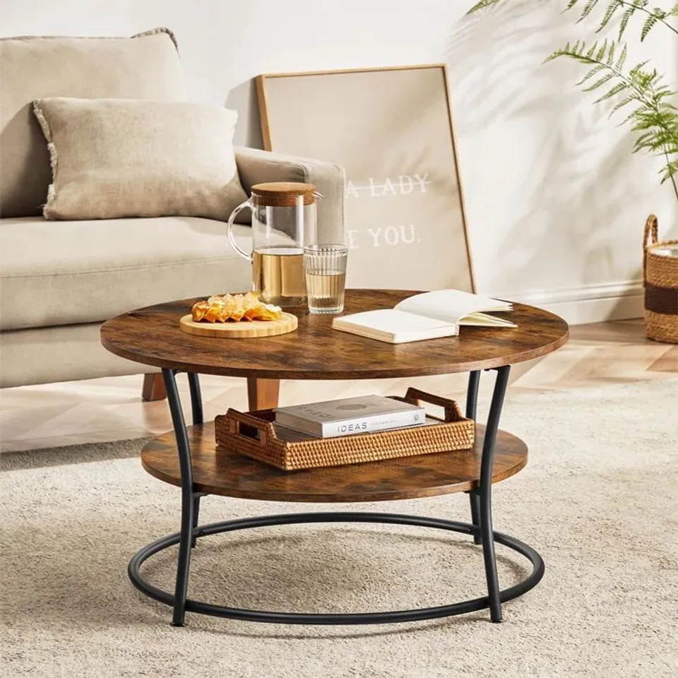 BOXED ADEBAYO COFFEE TABLE WITH STORAGE  