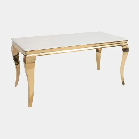 BOXED DUBAJ TABLE BIANCO MARBLE WHITE GLOSS (2 BOXES)