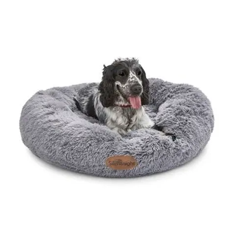 BOLSTER CUSHION FLEECE PET BED DOG NEST