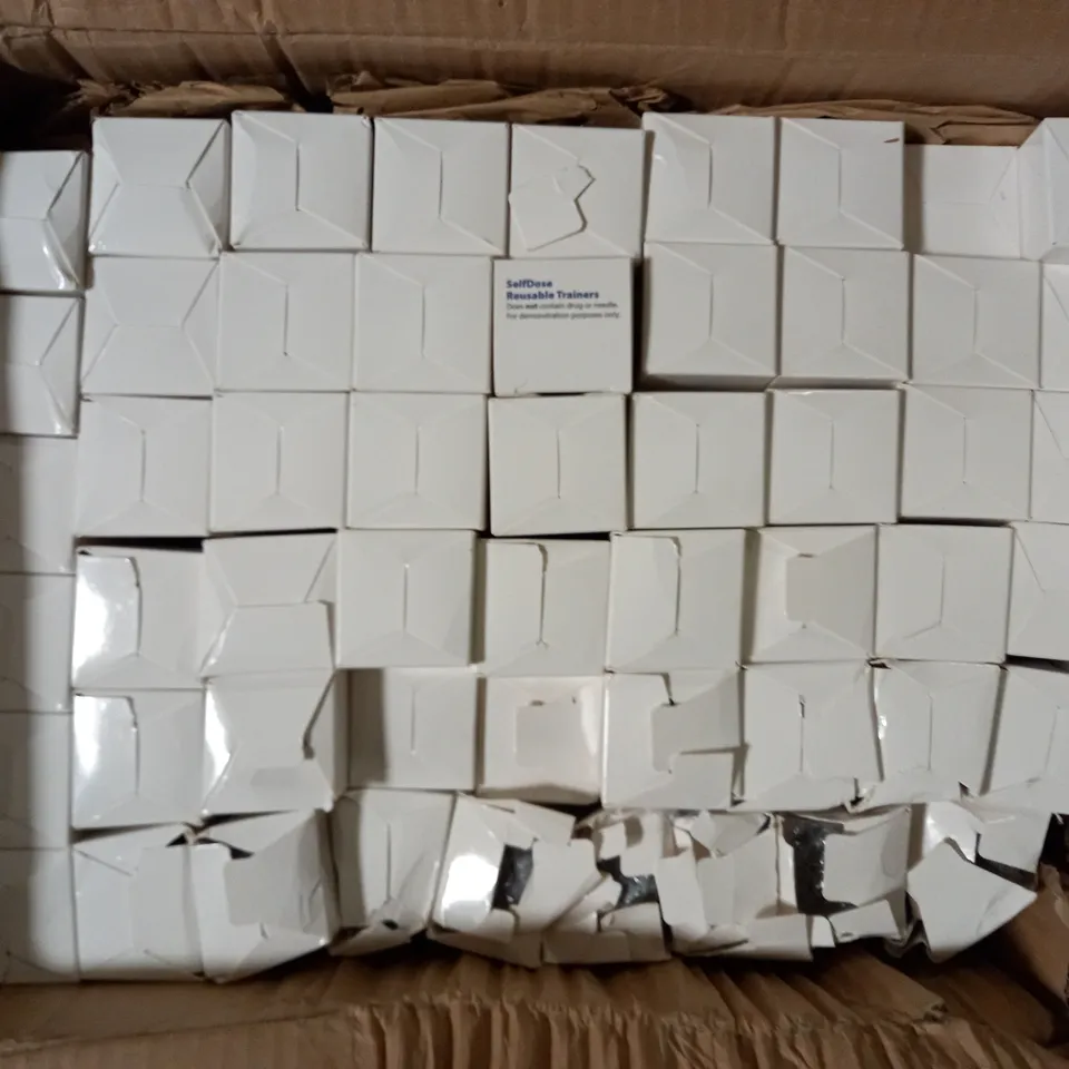 APPROXIMATELY 80 BOXED SELF DOSE REUSABLE TRAINERS