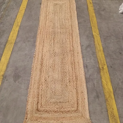 WOVEN RUNNER RUG – BEIGE & BROWN 227 CM X 60 CM