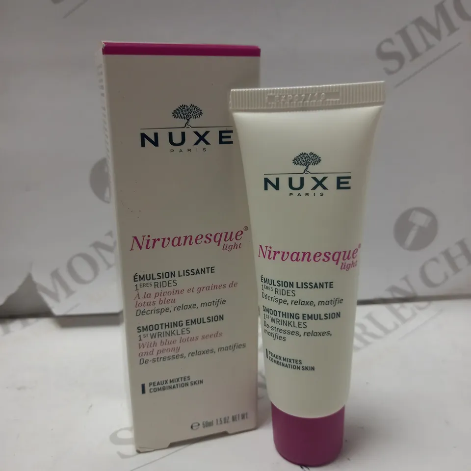 NUXE NIRVANESQUE LIGHT SMOOTHING EMSULION 50ML – COMBINATION SKIN