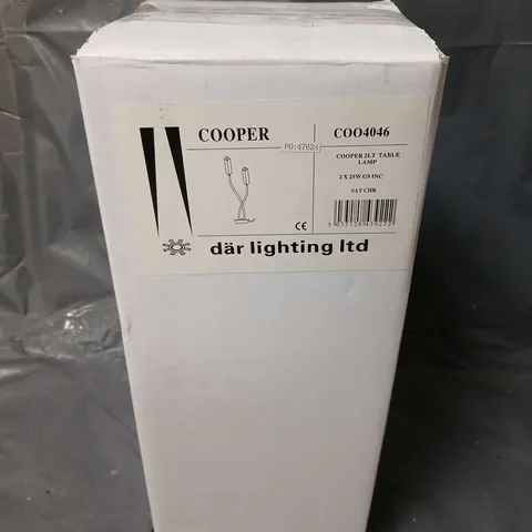 BOCEDDAR LIGHTING COOPER 2LT TABLE LAMP