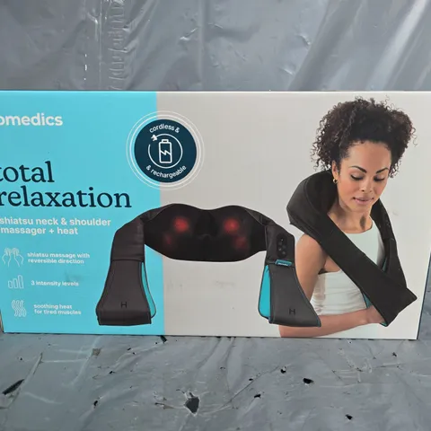 BOXED HOMEDICS SHIATSU NECK AND SHOULDER MASSAGER 