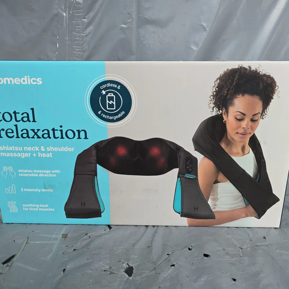 BOXED HOMEDICS SHIATSU NECK AND SHOULDER MASSAGER 